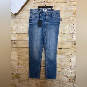 New Paige Hoxton slim high rise slim leg jeans